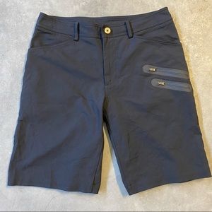 Lululemon Mens Cadence Commute Black shorts Sz 34